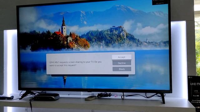 Screen Mirroring LG SMART TV.