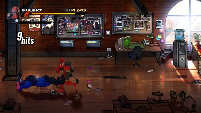 Deadpool beats up cops and criminals in Streets of Rage 4 | mod | Gameplay Gallery смотреть онлайн