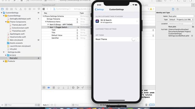 Custom Settings using Settings Bundle in iOS | XCODE 10.2 | Swift 5 смотреть онлайн