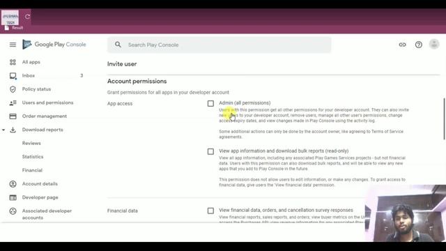 How To Invite SomeOne In Google Play Console Account | Add multiple User In Google developer Accoun смотреть онлайн