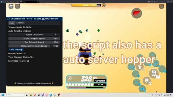 Jailbreak Auto Arrest script /Universal Farm\ (UNDETECTED!!)