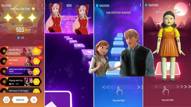 zero two - squid game - blackpink - elsa anna ios android gameplay edit смотреть онлайн