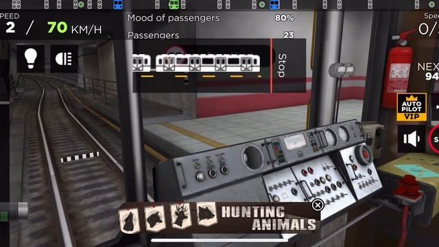 Subway Simulator 3D| 81-717 on Purple line IOS gameplay смотреть онлайн