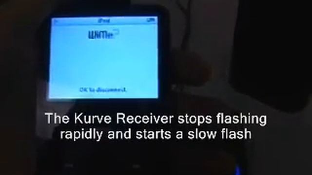 Pairing & Connecting an iPod to WiMe Kurve Stereo Receiver смотреть онлайн