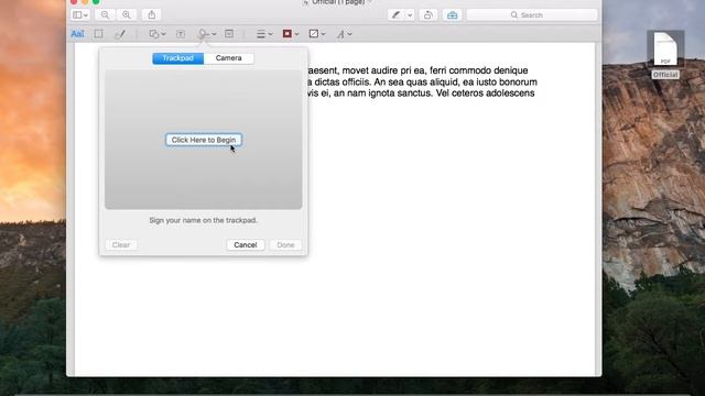 How to add a signature to PDF document on Mac смотреть онлайн