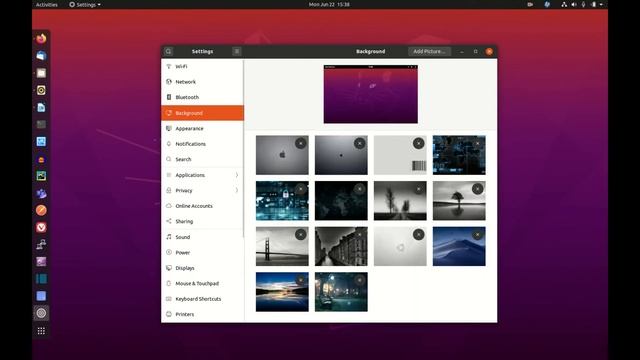 Ubuntu 20.04 Linux Settings - Wallpaper, Dock (Semi MAC look) смотреть онлайн