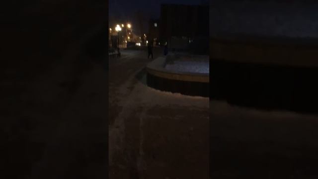 Ледовый городок возле мэрии Абакана 2018 смотреть онлайн