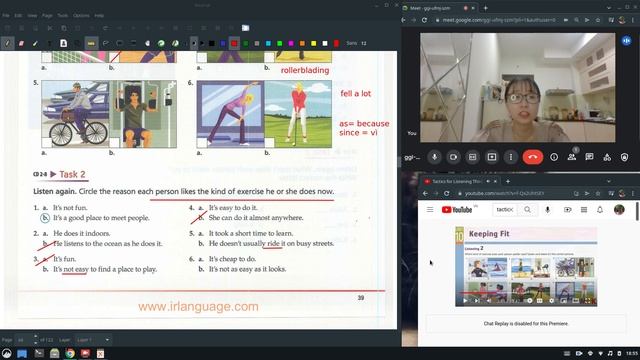 Ngồi học Developing Tactics for Listening Unit 10- không có snacks để ăn và lại bị nhiệt miệng смотреть онлайн