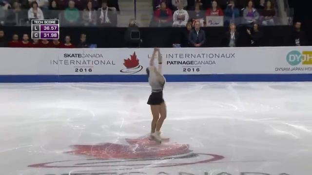 2016 Skate Canada Ladies SP Elizaveta Tuktamysheva смотреть онлайн