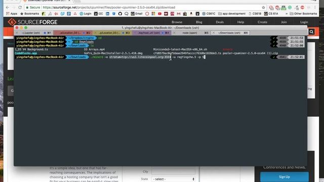 Cryptocurrency Mining Software Tutorial Series 4 - cpuminer for Litecoin on Mac OS смотреть онлайн
