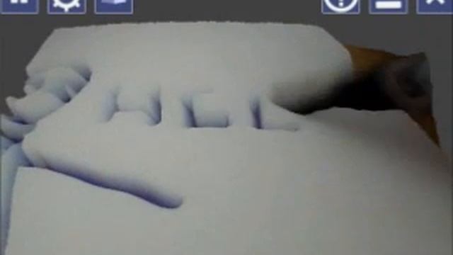 3D drawing in Funky Cam 3D augmented reality for iPhone, iPad, Android and Bada смотреть онлайн