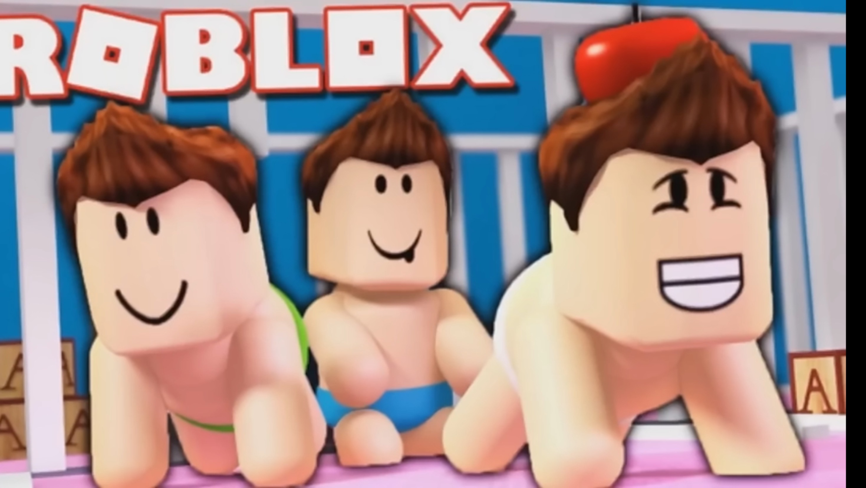 BEING A BABY IN ROBLOX GOES WRONG