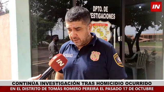 CONTINÚA INVESTIGACIÓN TRAS HOMICIDIO OCURRIDO EN EL DISTRITO DE TOMÁS ROMERO PEREIRA EL PASADO 17 смотреть онлайн