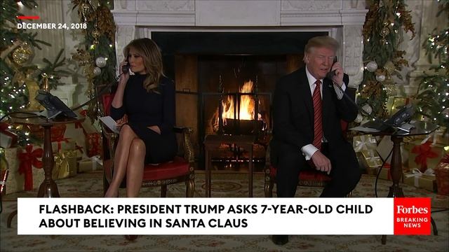 CHRISTMAS FLASHBACK: Trump Asks 7-Year-Old About Belief In Santa Claus смотреть онлайн