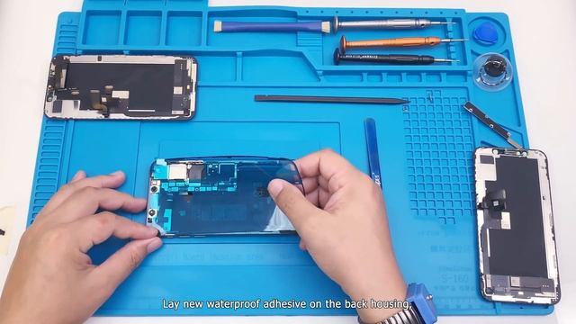 iPhone X, XS Screen Replacement and Reassembly-How To! Waterproof Recovery! смотреть онлайн