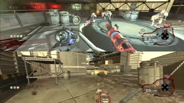 CoD Black Ops - Zombies - Moon - Split Screen Co Op - First Attempts смотреть онлайн