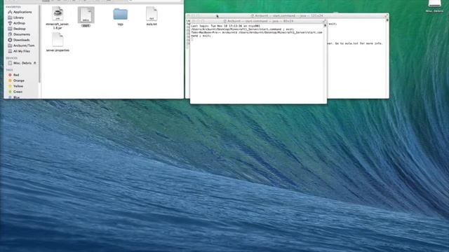 Minecraft 1.8 MAC OS X Build Your Multiplayer Server Tutorial - Not as detailed смотреть онлайн