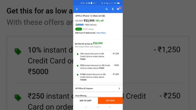 Flipkart Big Diwali Sale is live. Buy iphone 12 at Rs. 50,999 смотреть онлайн