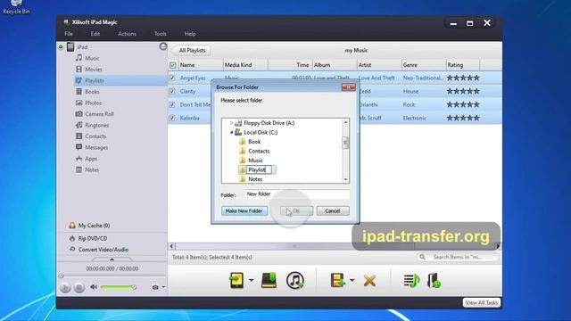 How to Transfer Music/Video Playlist from iPad/iPad Mini to Computer? смотреть онлайн