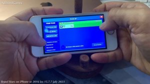 Brawl Stars on iPhone se 2016 ios 15.7.7 July 2023