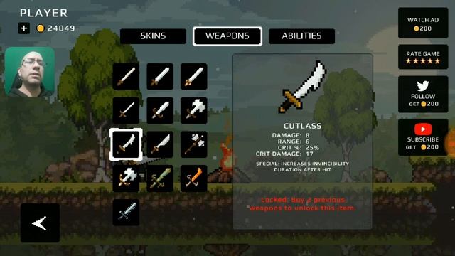 Apple Knight #7 A Loja de Skins e armas e habilidades смотреть онлайн
