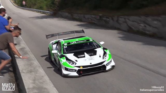 Gallardo Super Trofeo VS Huracan Super Trofeo | Lamborghini V10 Engine Sound On Hillclimb!