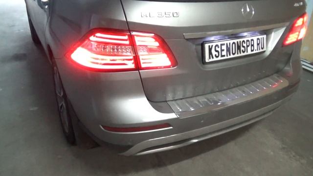 Mercedes-Benz M-klasse III (W166)+ HPL backfire micro и ремонт задних фонарей смотреть онлайн