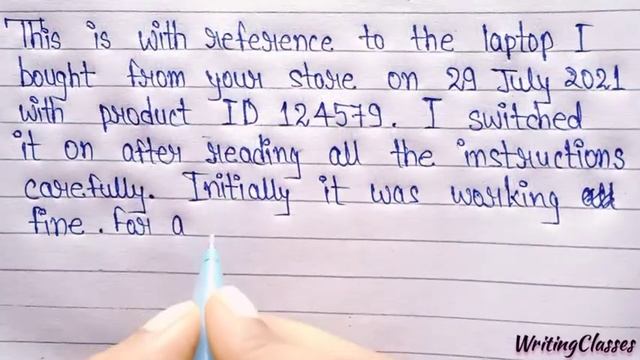 Complaint letter regarding newly bought laptop||Complaint letter||Formal letter смотреть онлайн