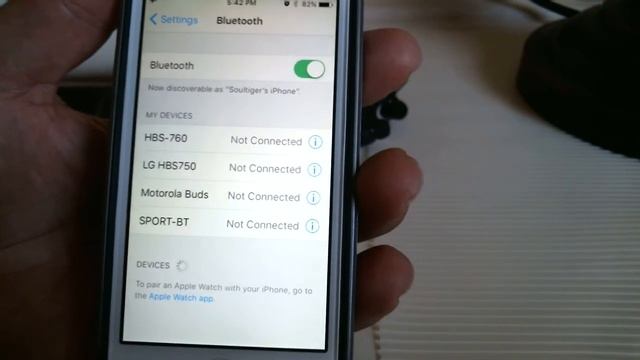 How to connect HV-800 bluetooth headphones to Iphone 5 смотреть онлайн