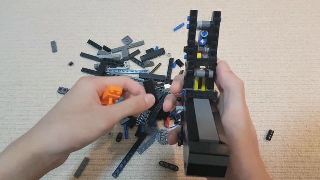 Lego Select-fire rubberband gun [Semi/Full-auto] - Tutorial (Read description) смотреть онлайн