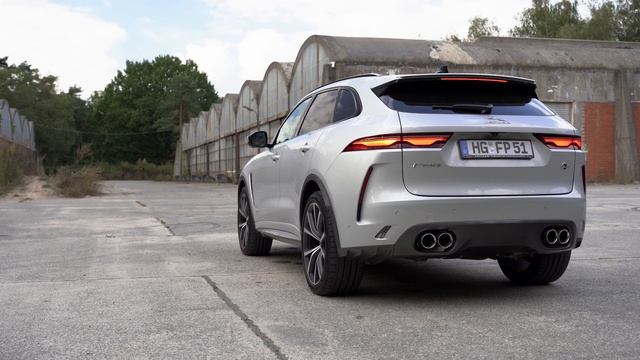 2021 Jaguar F-Pace SVR: Pure 5.0 Supercharged V8 Exhaust Sound смотреть онлайн