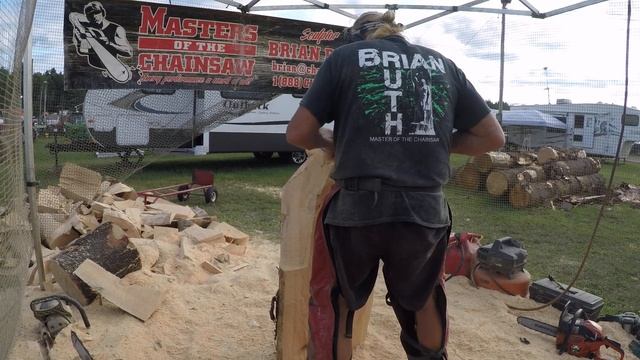 Brian Ruth Masters of the Chainsaw Washington County Fair Part 1 -- 3601 смотреть онлайн