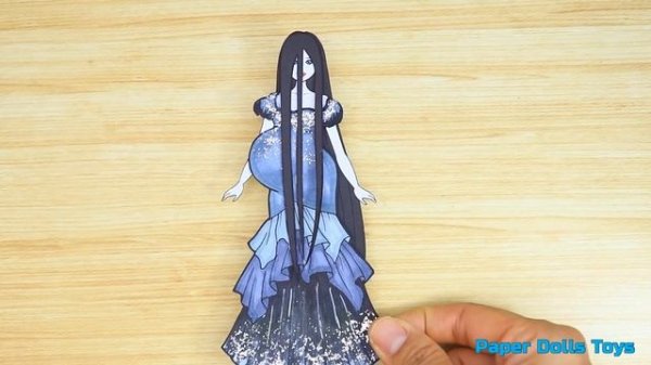 [DIY] Paper Dolls Angel Baby OR Zombie Baby? Very Beautiful Dresses Handmade Papercrafts