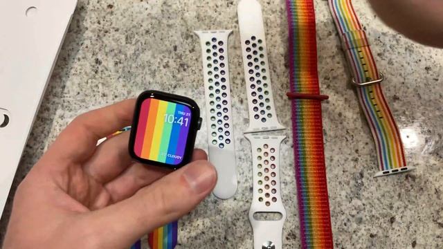 Apple Watch Pride Edition (2020) Sports bands Unboxing and Review смотреть онлайн
