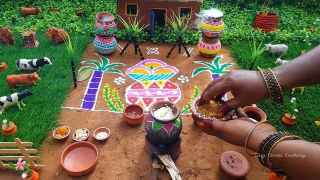 Happy Pongal ||Sakkara Pongal||EP#38 || Tiny Chutti Cooking смотреть онлайн