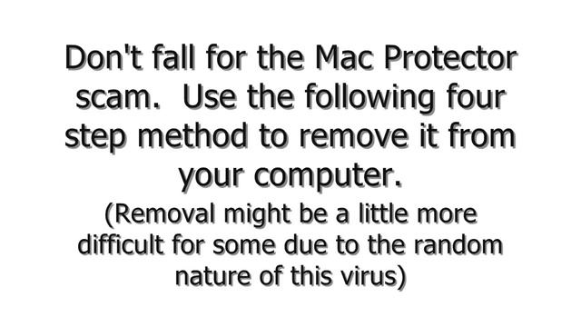 Remove Mac Protector in 4 Easy Steps смотреть онлайн
