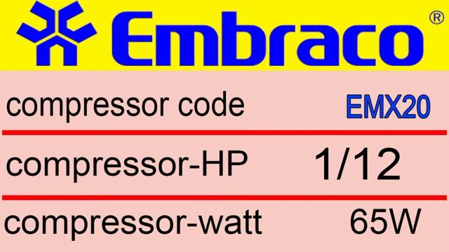 embraco r600 compressor hp codes смотреть онлайн