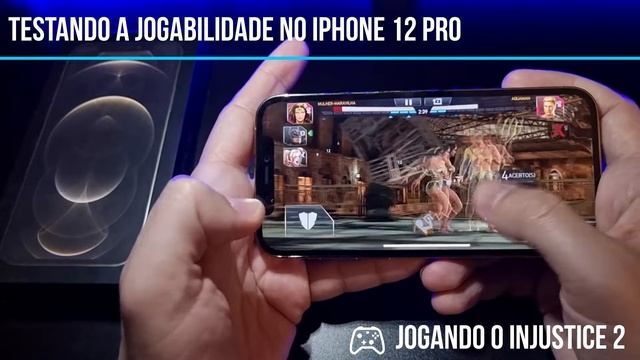 Jogando o Injustice 2 no iPhone 12 Pro смотреть онлайн