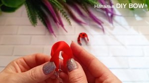 Бантики зефирки из ленты 4 см/Бантики Канзаши.