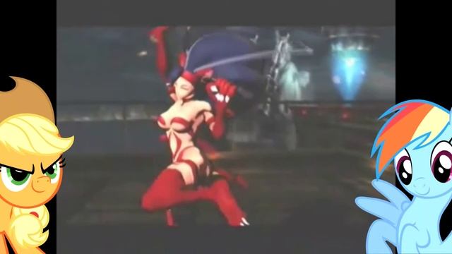 AppleJack And Rainbow Dash Play MVC3
