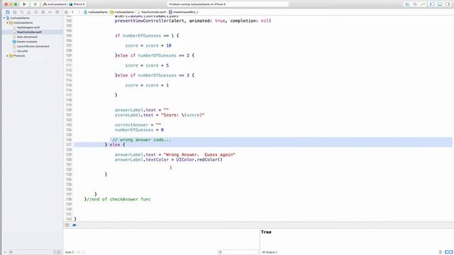 Learn How to Build iOS Apps - Guessing Game Part 7 смотреть онлайн