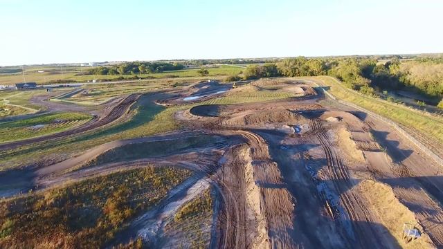 Abbott MX Track - Lincoln NE - Aerial Video - September 25, 2016 смотреть онлайн