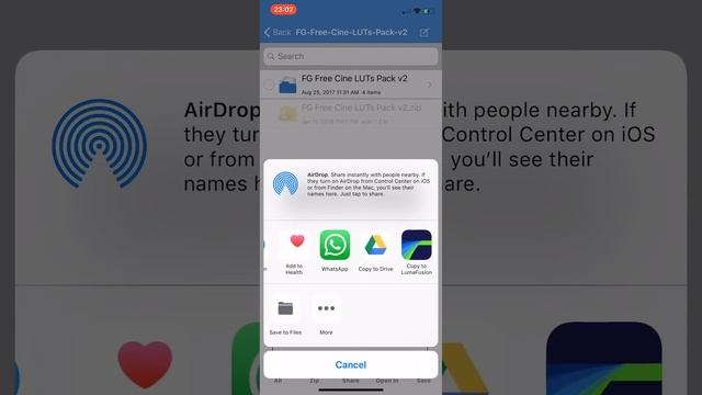 How To Import LUTs Into The LumaFusion App