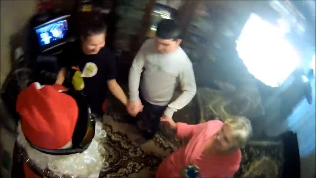 Дед Мороз в Окно.Донецк. смотреть онлайн