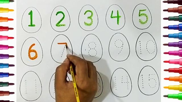 1234 numbers I 1 to 20 number song I counting numbers I learn counting I kids learning смотреть онлайн