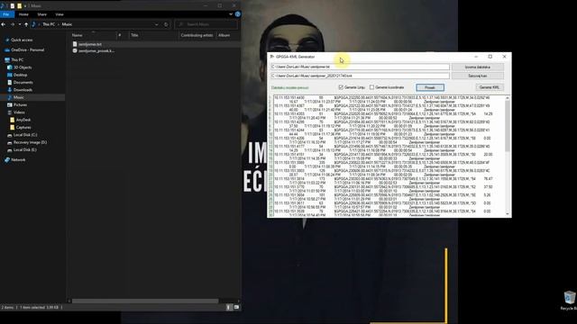 NMEA GGA - KML Generator смотреть онлайн
