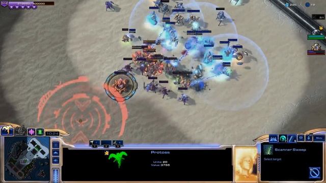 Starcraft 2 Direct Strike: Disruptor shots going everywhere смотреть онлайн