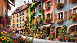 Рибовилле, Франция. Пешеходная экскурсия в  4K- Самый красивый французский город | #шариклайф