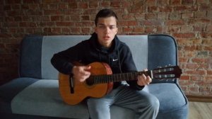 Виктор Цой Звезда по имени Солнце! На гитаре!!!