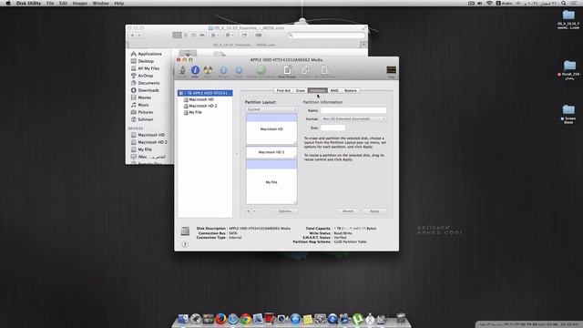 حصريا تثبيت نظام الماك الجديد Yosemite 10.10 بجانب المافريكس смотреть онлайн